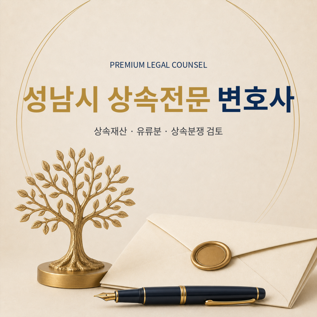 성남시 상속전문 변호사