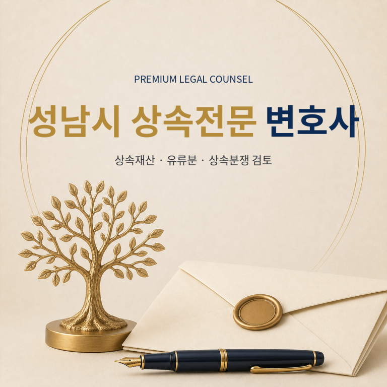 성남시 상속전문 변호사