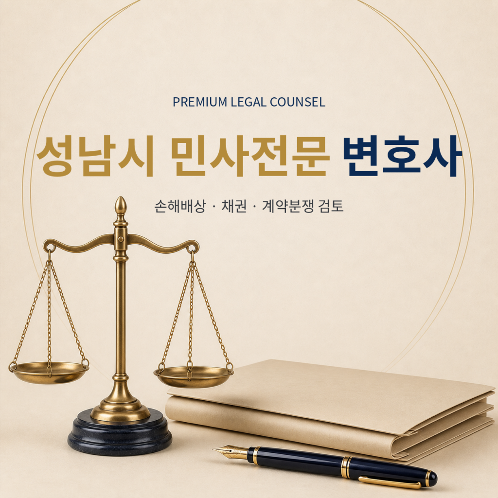 성남시 민사전문 변호사