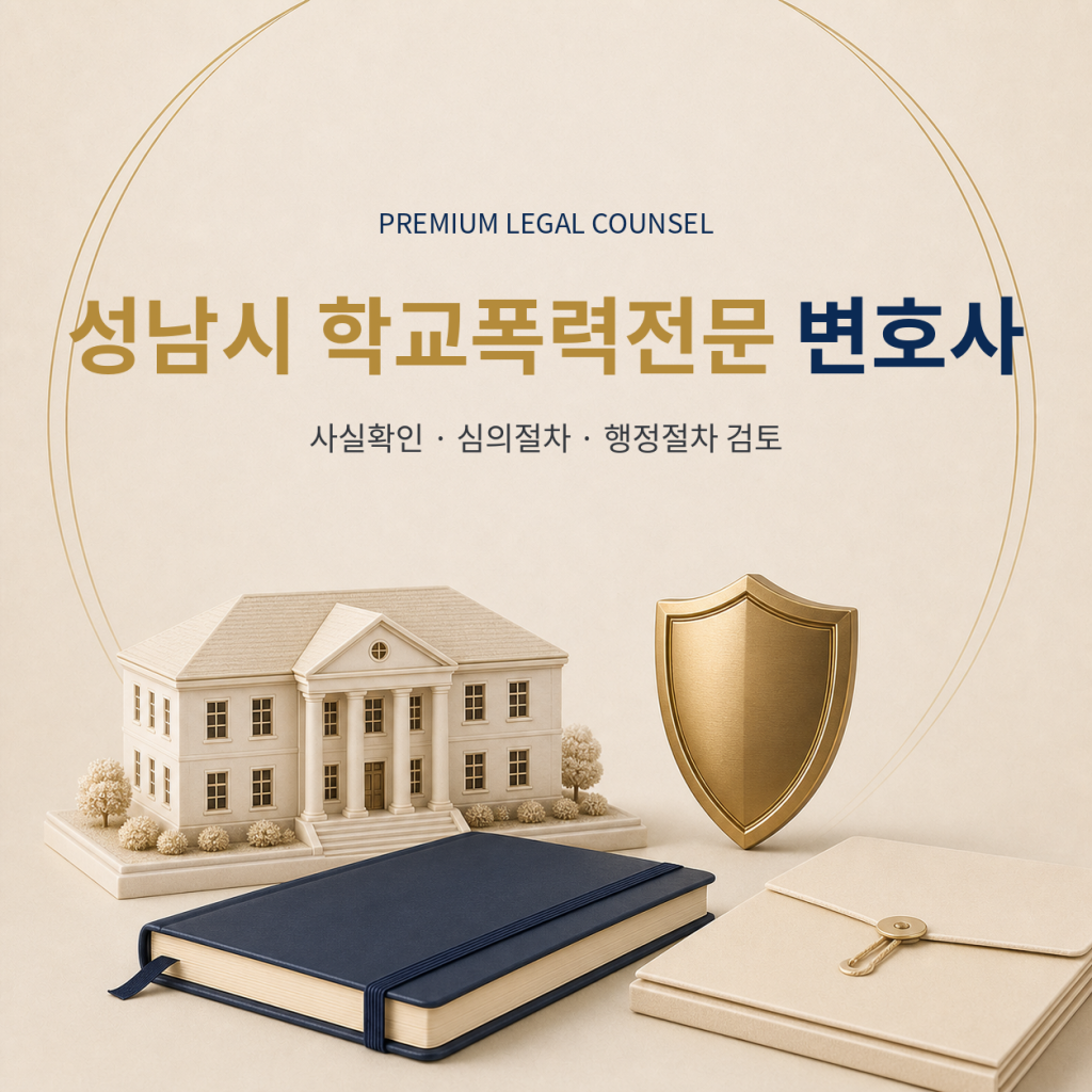 성남시 학교폭력전문 변호사